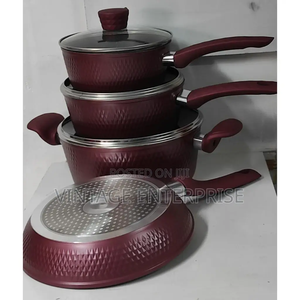 7pc GRANITE NON-STICK COOKWARE SET (Kitchen Cookware )