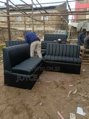 Restaurant Couch, 2 Seater Black Latest Design 