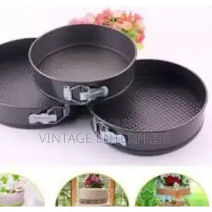 3 Pc Round Adjustable Cake Moulds