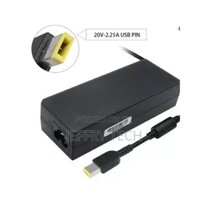 Lenovo Charger LENOVO 20V 2.25A USB Tip + Cable - Black