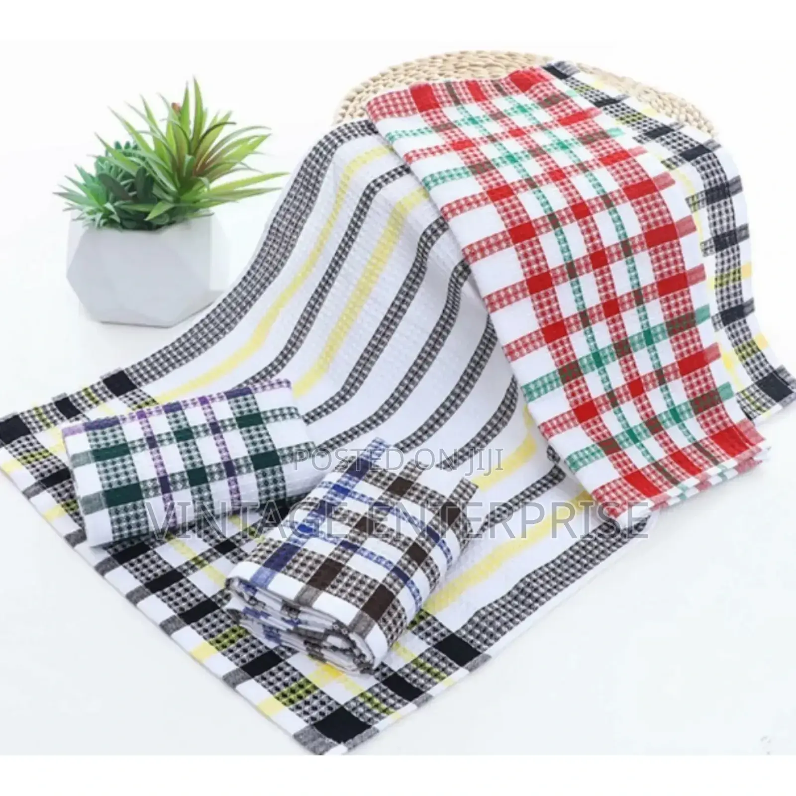 Multicolour Dish Drying and Plate Towels (Multicolour) 