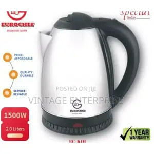 2ltrs(Cap) Eurochef Electric Kettle