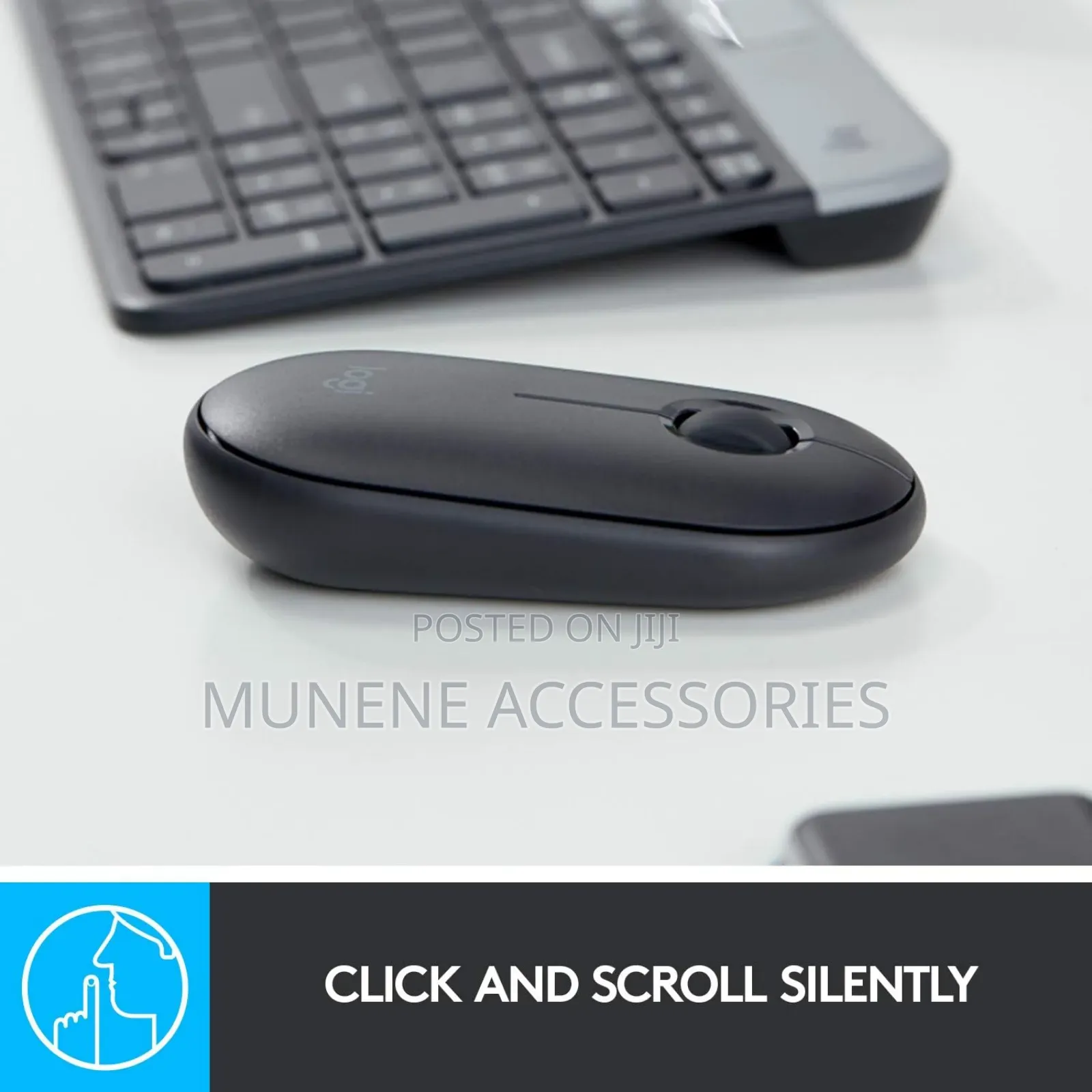 Logitech M350 Pebble Wireless Mouse Bluetooth or Receiver