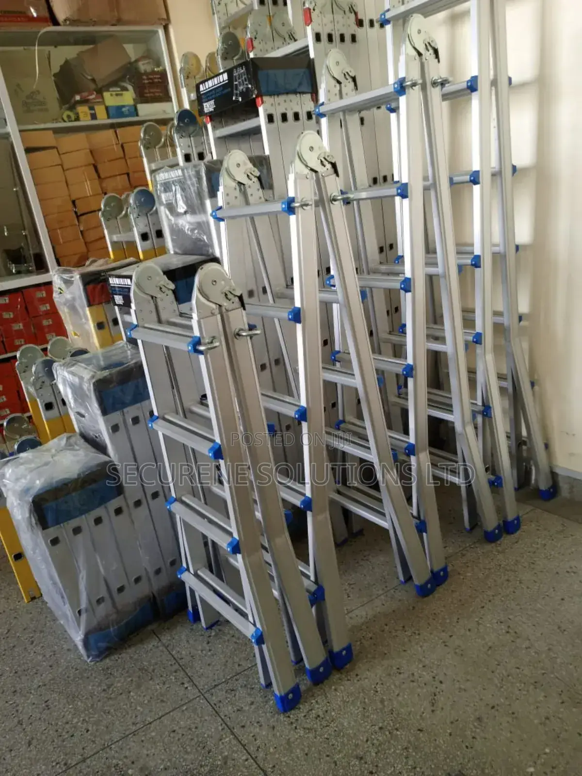 Strong En131 Aluminium Multipurpose Ladders Diff Sizes