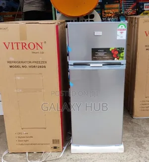 *Vitron 125litres Double Door Top Freezer Refrigerators