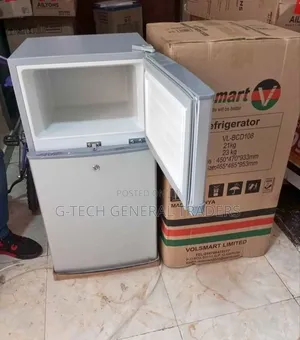 Volsmart Mini Double Door 108l Refrigerator-Silver