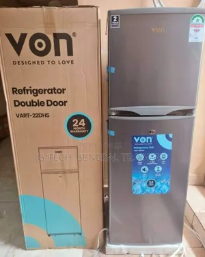 Von Hotpoint Double Door Dark Silver 138l Refrigerator