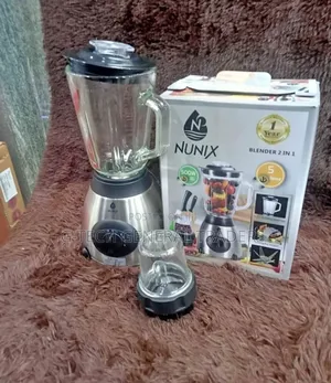 Nunix Ak500 2in1 Blender and Grinder,Steel Jar 500w