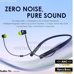 Oraimo Necklace PRO Anc Wireless Headphones ... ••√
