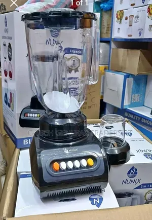 Nunix Ak-105 2in1 Blender And Grinder 1.5l Jar
