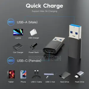 USB C to USB Adapter, USB C Female to USB Male Adapter, USB