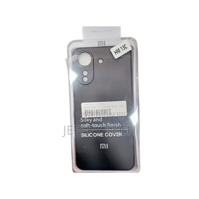 XIAOMI Redmi 13c + Silicone Case Shockproof - Black