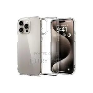 Transparent Case Compatible With iPhone 15 Pro Max + 1 Shock