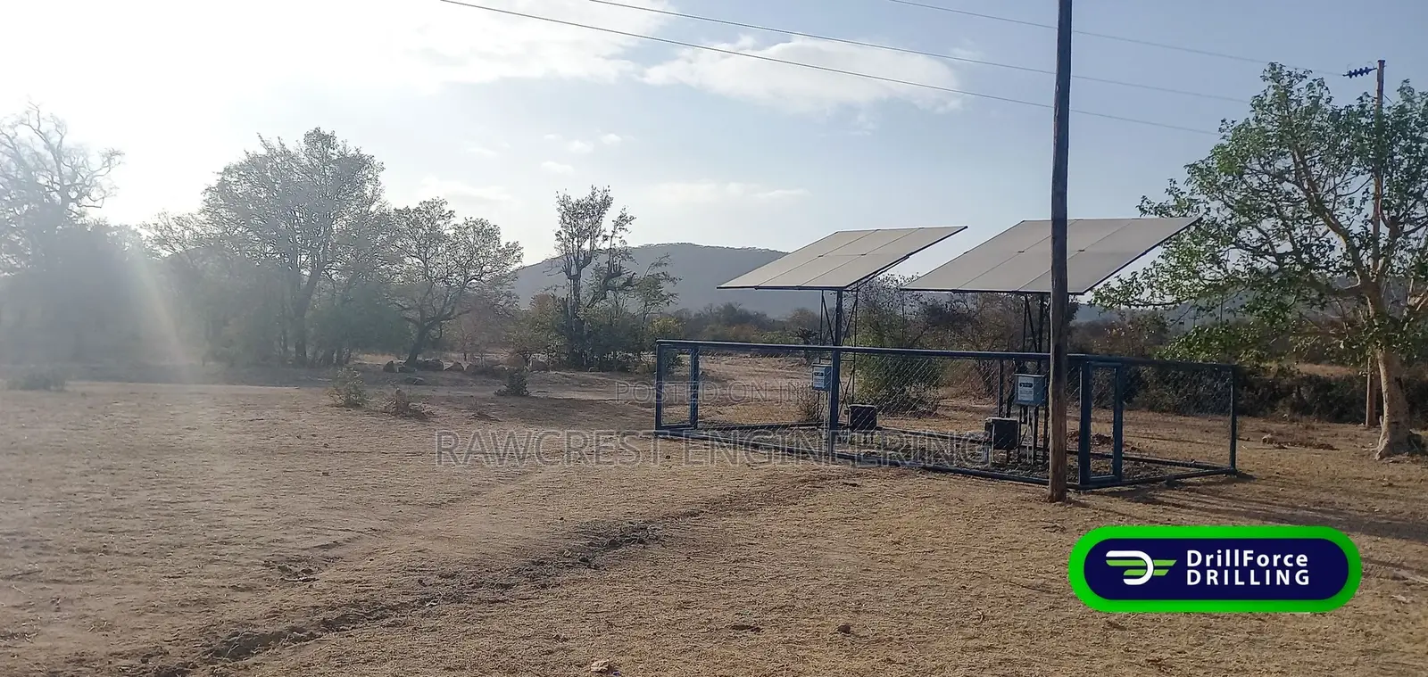 Borehole Drilling and Solar Installation