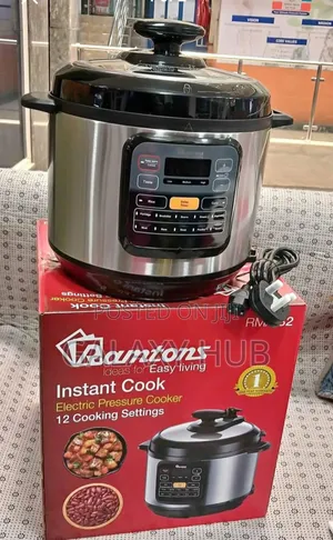 *Ramtons Electric Pressure Cooker 6litres