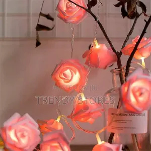 LED Rose String Light Decor