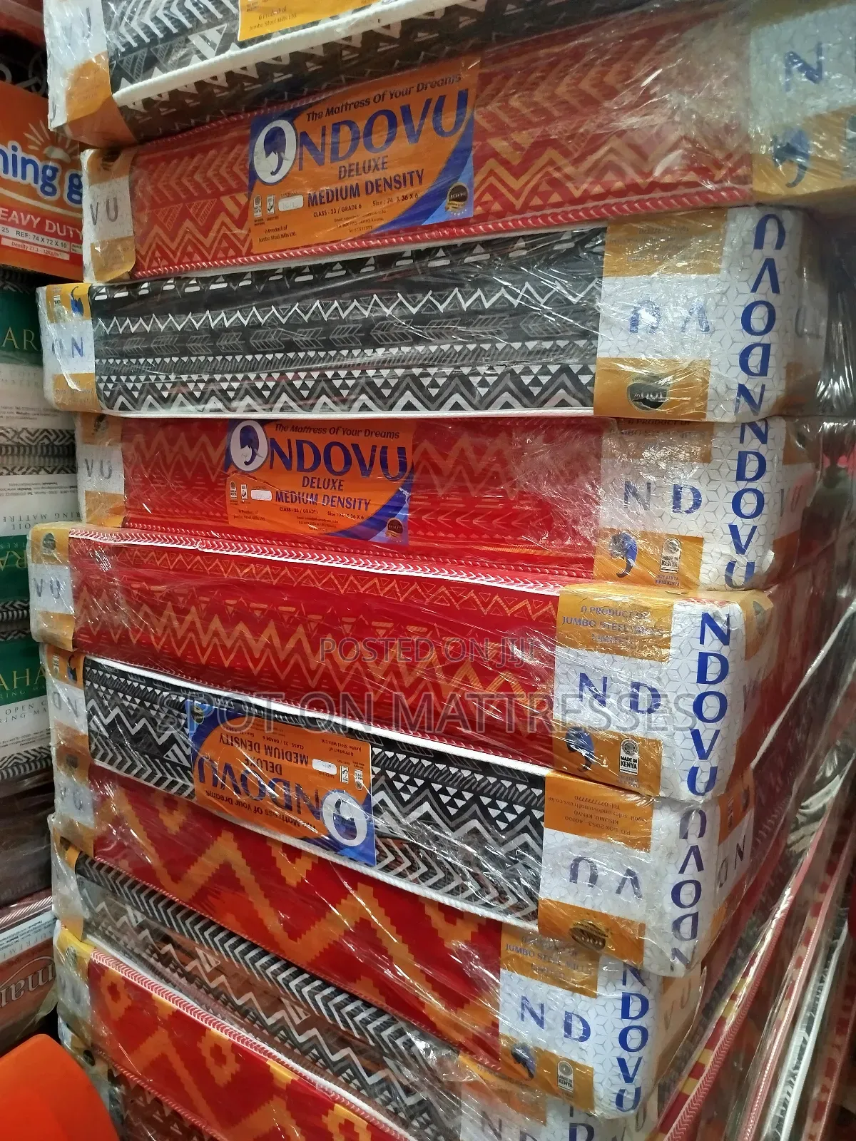 3by6 Medium Density Mattresses + Free Delivery.