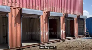 Container Stalls Fitted With Roller Shutter Doors