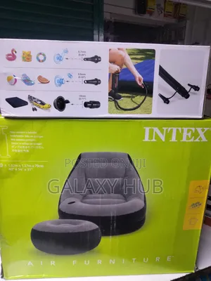 Inflatable Seat With Footrest