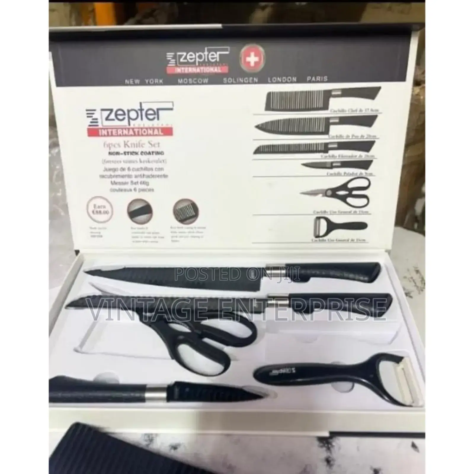 Zepter International 6pcs Knife Sets 🍽🍽••Π