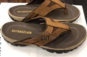 Men Leather Open Shoes >Men Slides