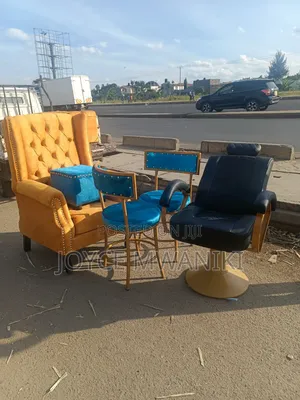 Pedicure Seat and Stool, Makeup Chair and 2 Manicure Chairs.