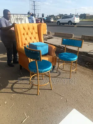Pedicure Seat , Stool and 2 Manicure Chairs 