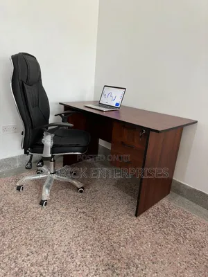 1.2 Mtrs Office/Study Desk Plus Executive Office Chair
