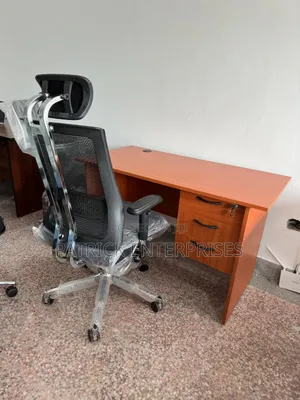 1.2 MTRS Office/ Home Desk Plus Orthopedic Office Chair