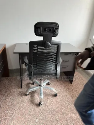 1.2 MTR Office/Home Study Desk Plus Headrest Office Chair