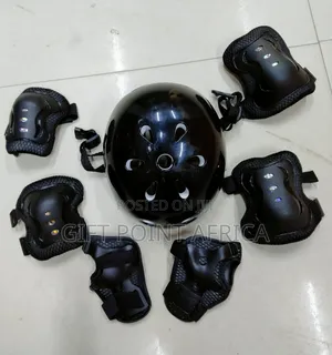 7 In1 Black Kids Protective Gears