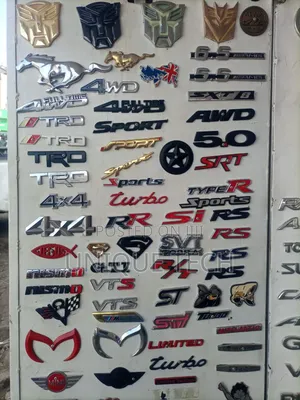 Car Chrome Stickers Logo Badges/ Emblems
