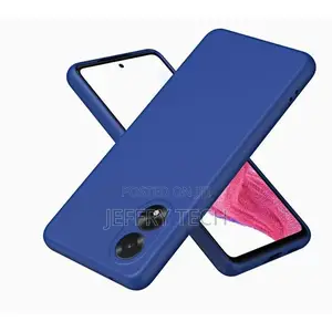 Oppo Phone Case for A58 Blue Soft Silicone Phone Case/ CCCCC