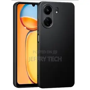 XIAOMI Phone Case for Redmi 13C Black Soft Silicone Phone Hh