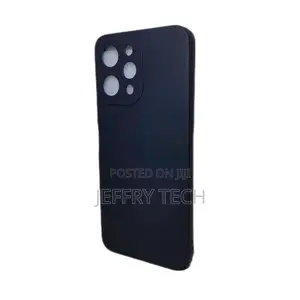 XIAOMI Soft Silicone Black Phone Case for Redmi 12