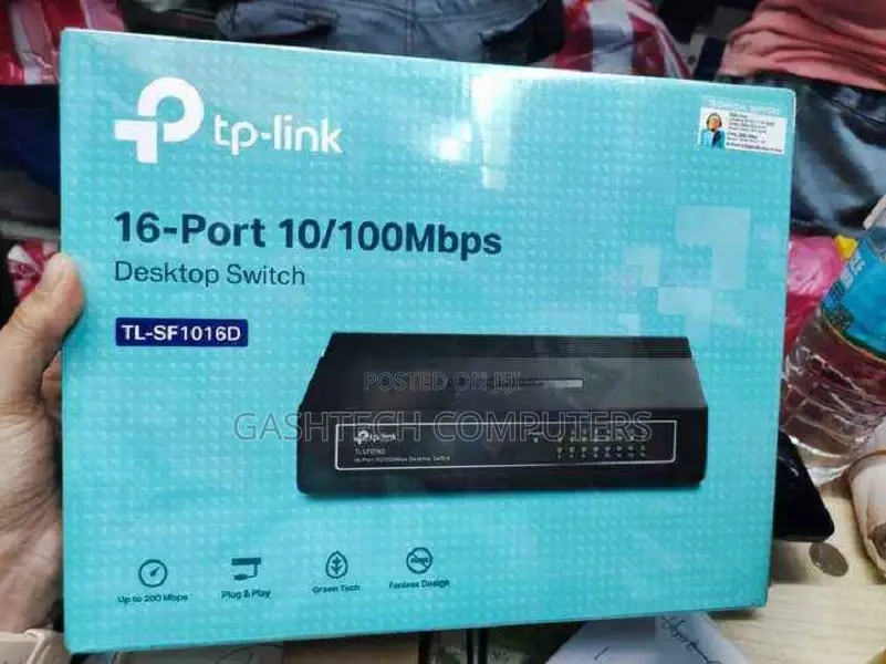 Tp-Link 16-Port 10/100mbps Desktop Switch - TL-SF1016D