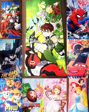 Cartoon Theme Kids Towel