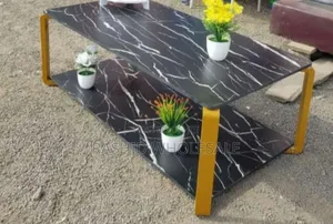 Marble Table Black Effect