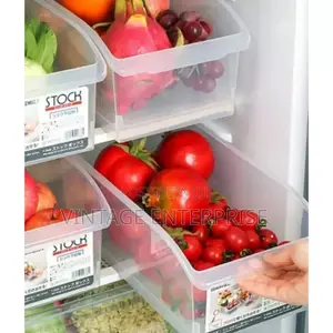 4 LTRS Acrylic Fridge Organizer With Handle and Timer• √