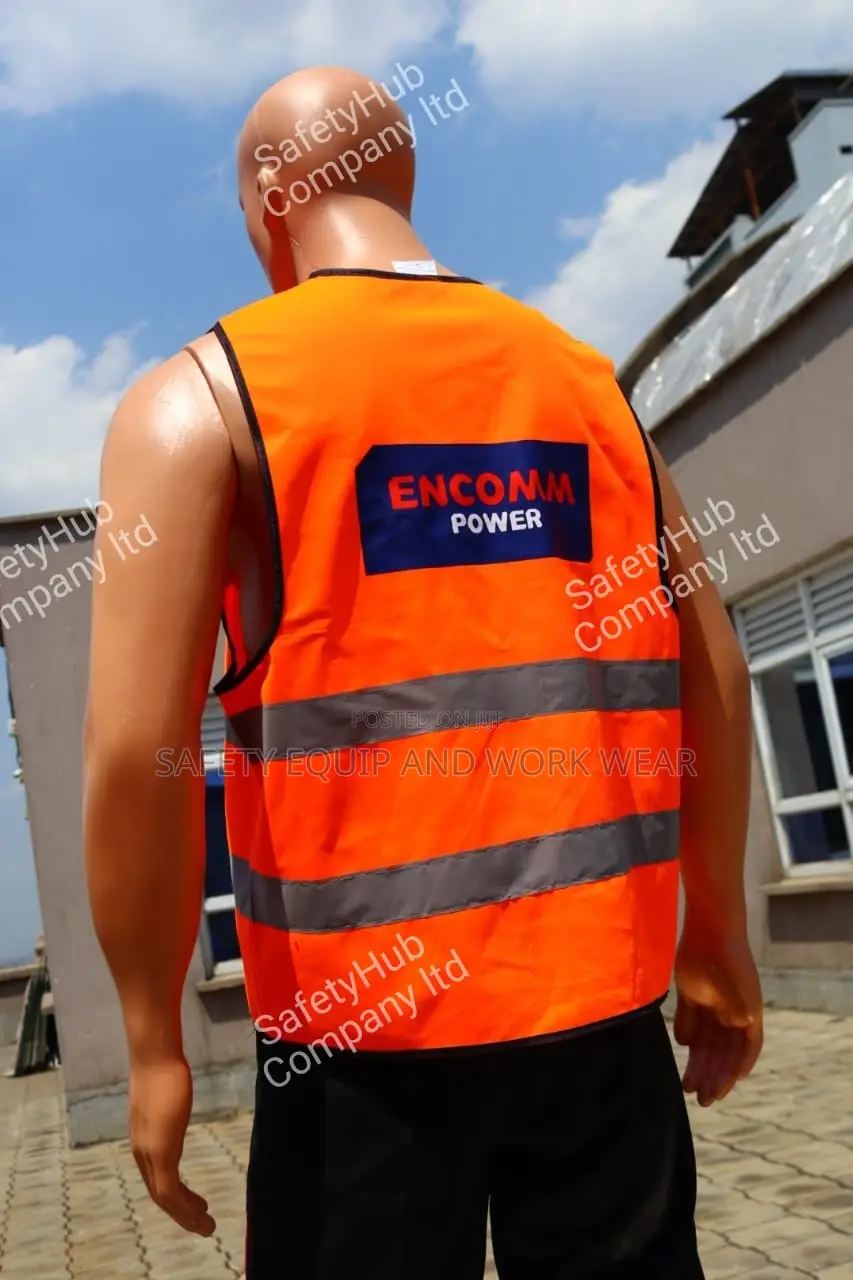 Orange Printable Reflective Vests