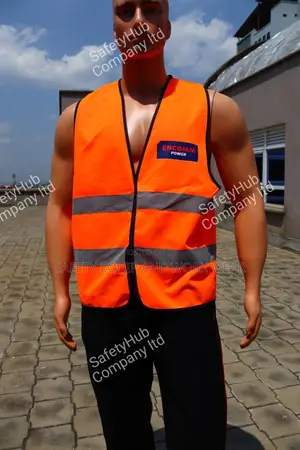 Orange Printable Reflective Vests