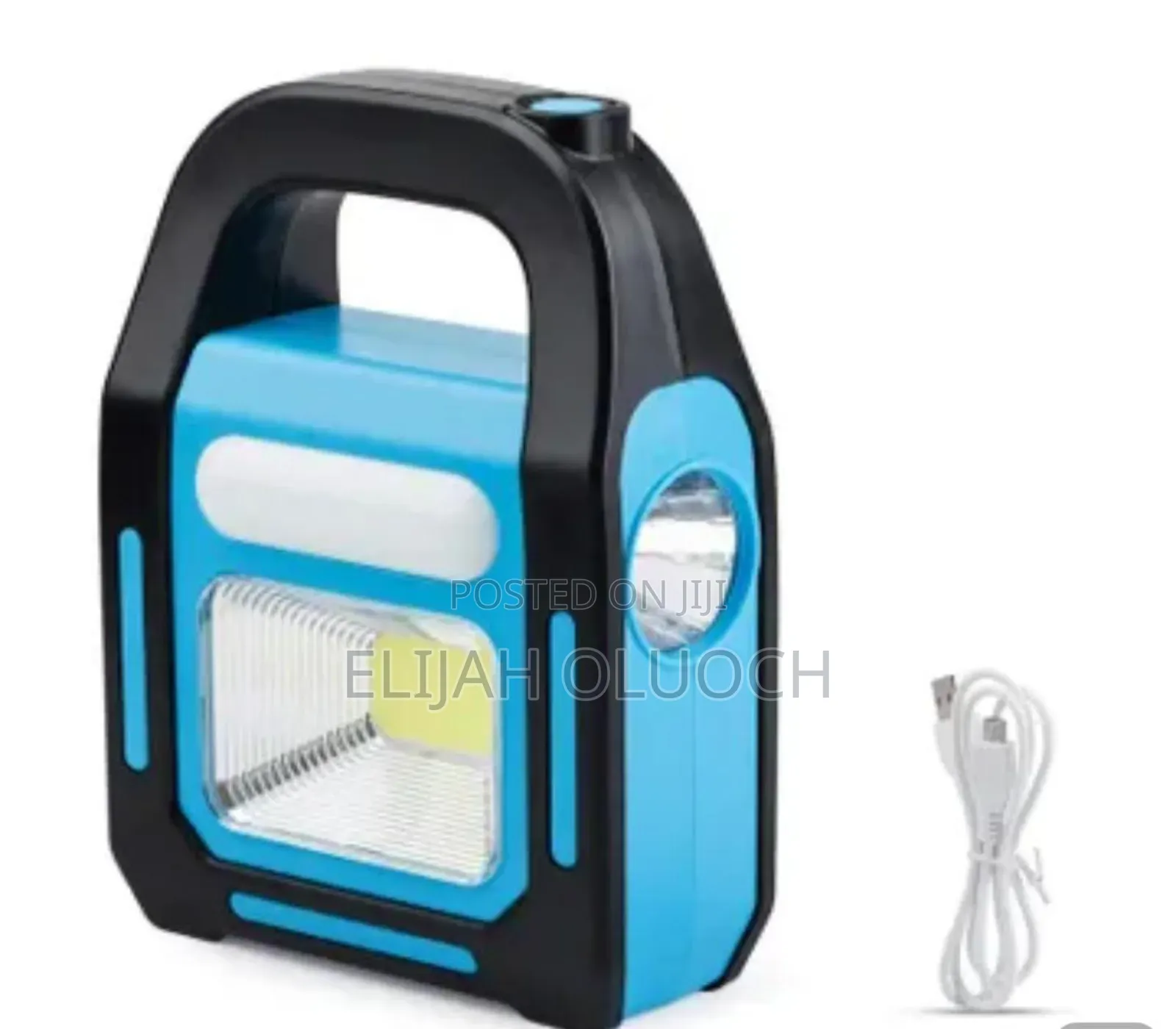 Solar and Electric Rechargeable Home and Camping Light.