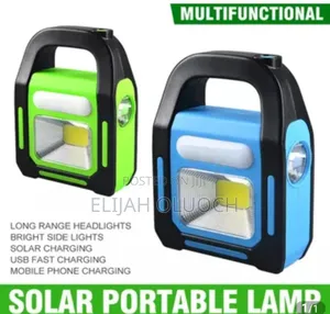 Solar and Electric Rechargeable Home and Camping Light.