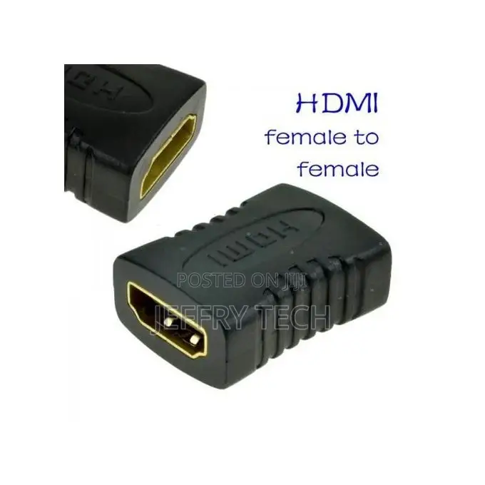 HDMI Female to HDMI Female Adapter Coupler - Black