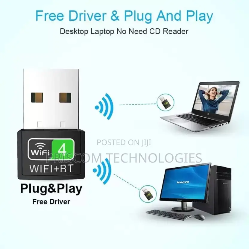 Bluetooth And Wifi Adapter For Laptop Desktop Computer
