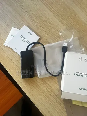 UGREEN USB 3.0 Hub (3 USB 3.0) With Gigabit Ethernet Adapter