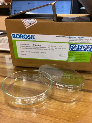 A Set of 5 Petri Dish 90X15MM (BOROSIL S-Line)