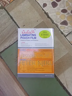 Laminating Pouch Film A5 100s Nine/Golden Star/Gem