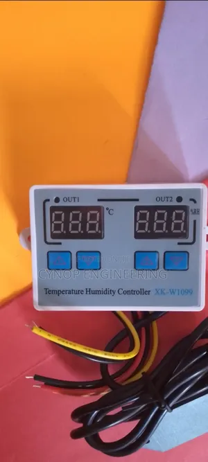 Room Hygrometer and Thermostat Device