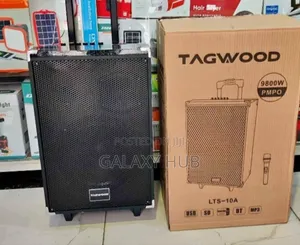 Tagwood 10" Trolley Speaker With Wireless Microphone